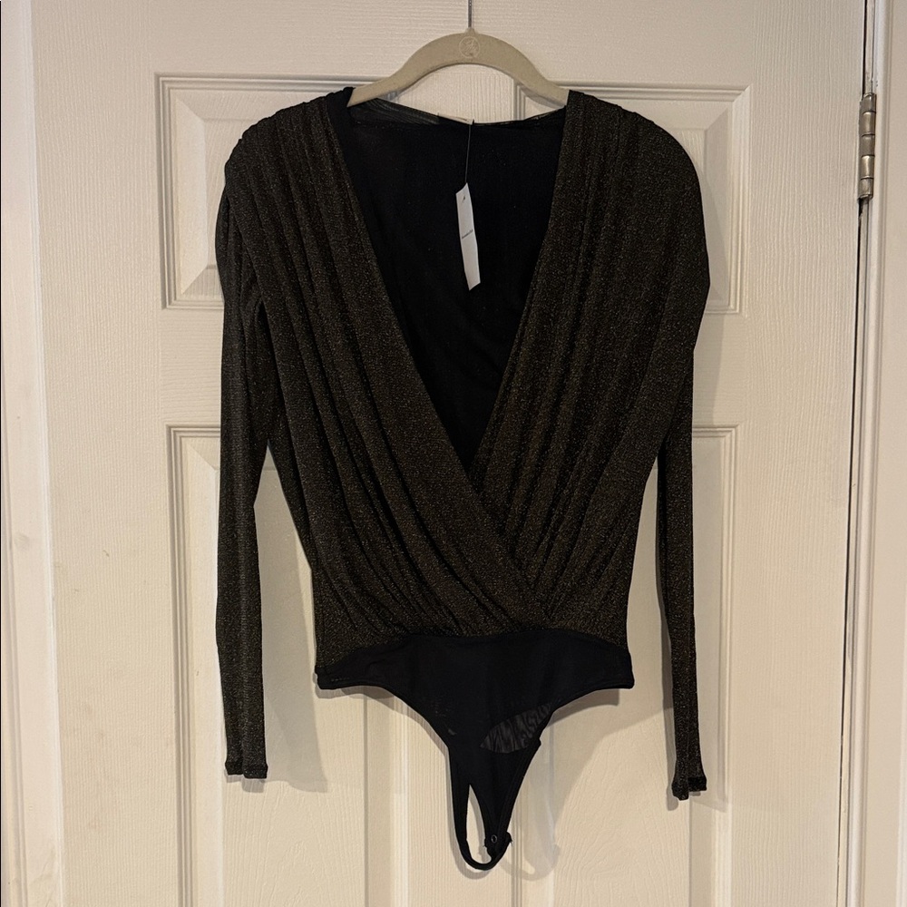 Abercrombie & Fitch Shimmering Black Top